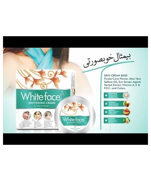 whiteface beauty cream for skin brightness