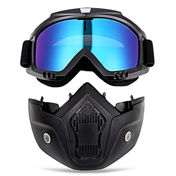Motorcycle Detachable Protective Goggles & Glasses