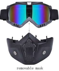 Motorcycle Detachable Protective Goggles & Glasses