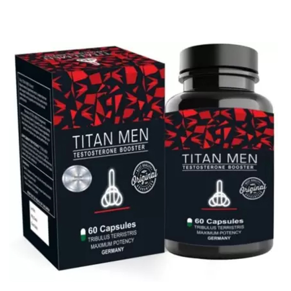 Titan Men Testosterone Booster Capsules (60 Capsules)